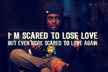 I'm scared to lose love but even more scared to love again.jpg